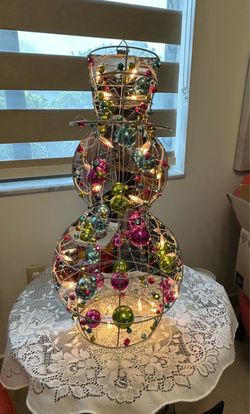 Lighted Snowman