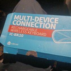 Wireless Rechargeable Multi Bluetooth Keyboard