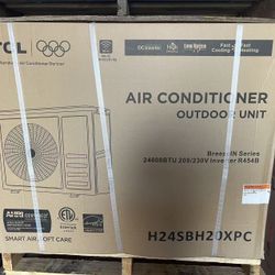 TCL 2 Ton / 24,000 BTU 20 Seer2 Mini Split AC And Heats