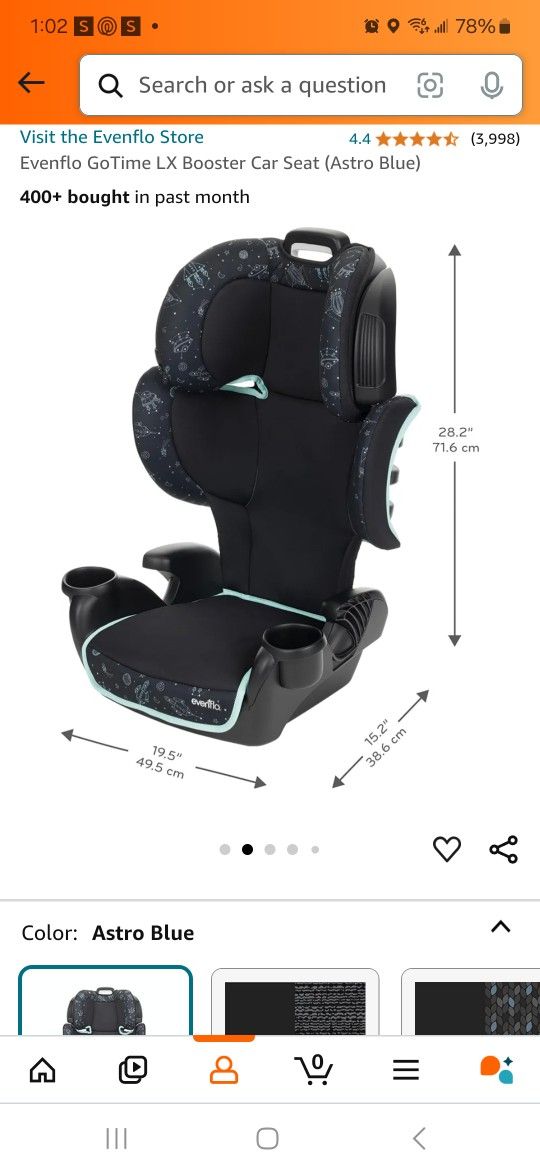 Evenflo Booster Seat