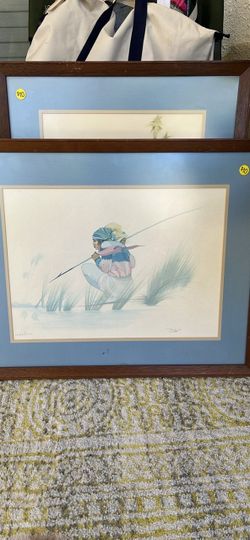 Jerome Tiger signed framed prints