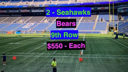 Seahawks Bears Tickets