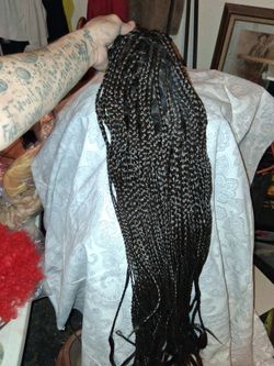 Long dreads black hair 100 % Japanese hair