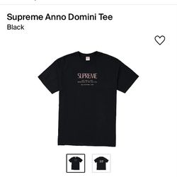 Supreme Anno Domini Tee - Black L for Sale in Phoenix, AZ - OfferUp