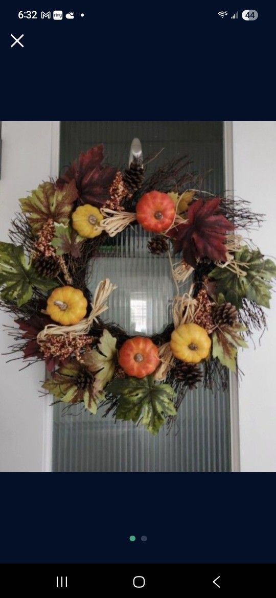 Large Fall Wreath