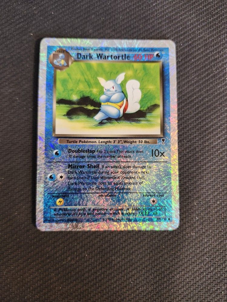 DARK WARTORTLE LEGENDARY COLLECTION POKEMON LP-MP