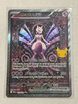 Mewtwo ex 151/128 Special Illustration Rare SIR 30th Celebration Pokemon