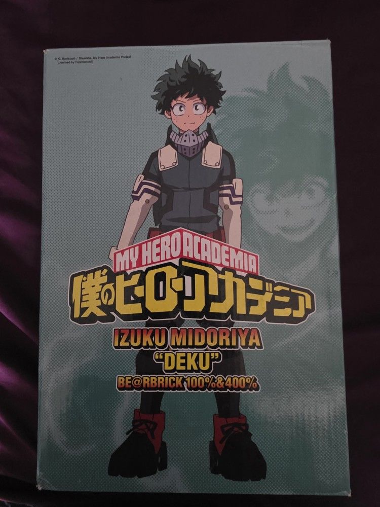 Bearbrick x My Hero Academia Izuku Midoriya 100% & 400% Set