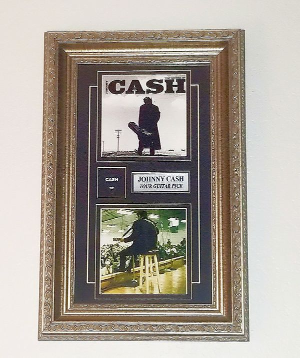 Johnny Cash With Tour Pick Frame For In Las Vegas Nv Offerup Johnny Cash With Tour Pick Frame