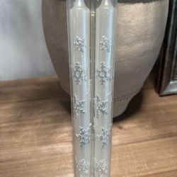 Xmas Taper Candles. 