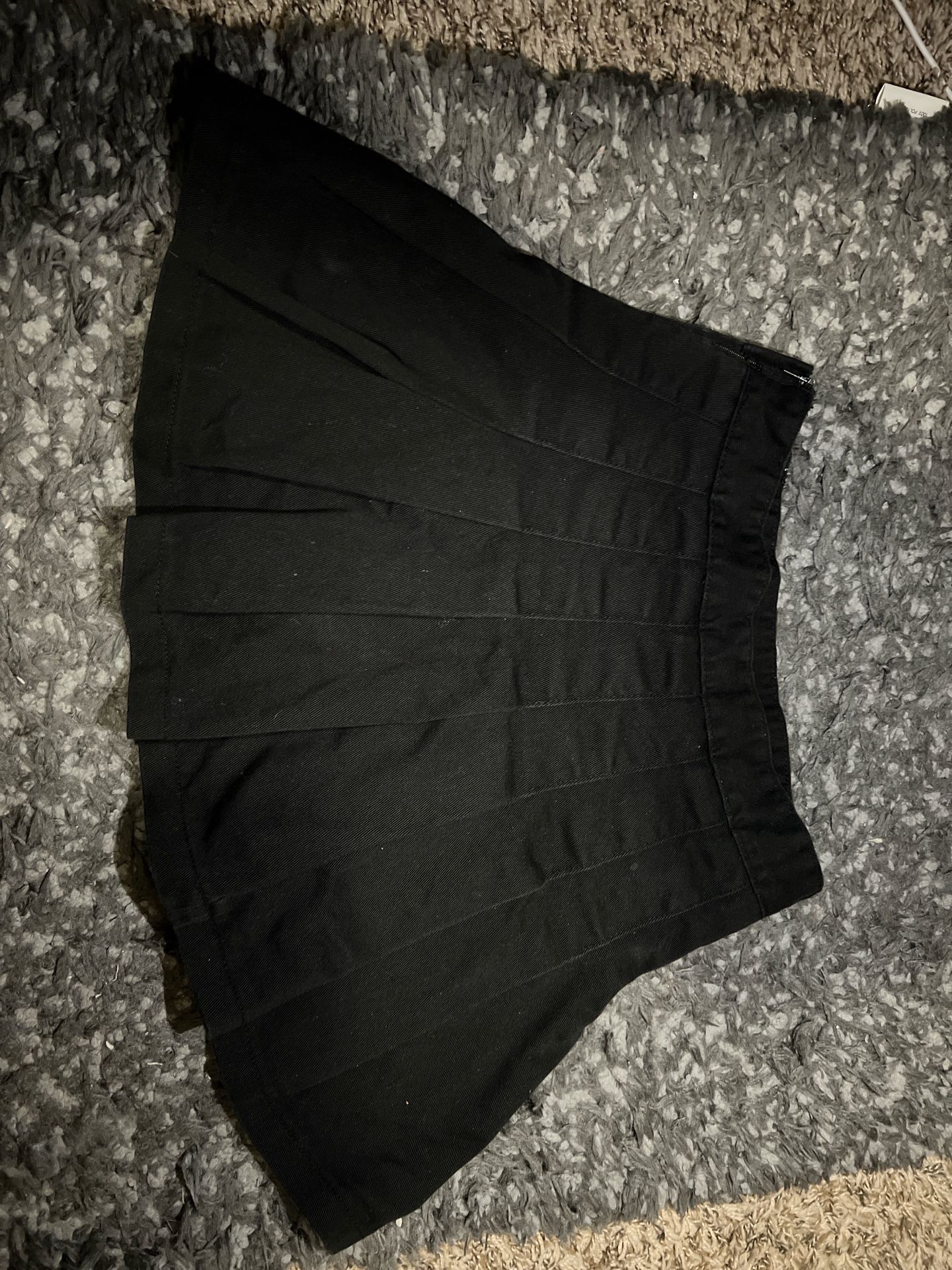 Black Pleated Skirt