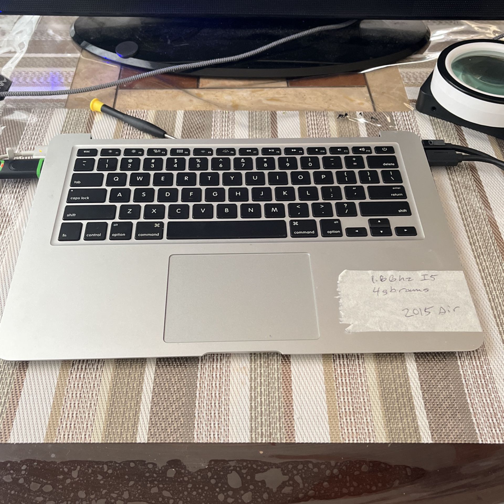 MacBook Air Half Laptop