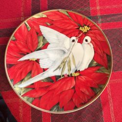 Christmas Doves Plate