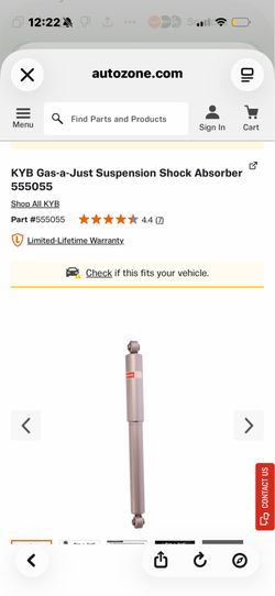 . KYB Gas-a-Just Suspension Shock Absorber 555055 2 pack