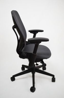 Saviorback: Grey Steelcase Leap V2 Fully Loaded Ergonomic Chair