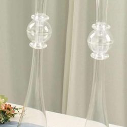 20 Plastic/acrylic Trumpet Vases/centerpieces