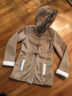 Suede Jacket - Justice Girls Size 12 / 14