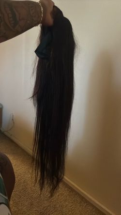 Used 34” wig human hair