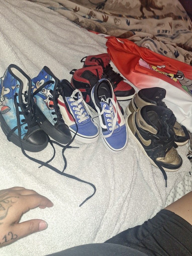 Jordan's Vans And Airbrush Sonic 
