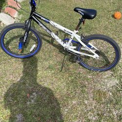 White And Blue Bike