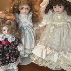 Porcelain Dolls together for $12