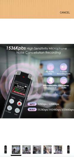 Digital Voice Recorder with Noise Cancellation