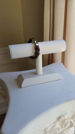 Omega Leather Bracelet