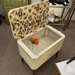60’s Sewing Ottoman Bench