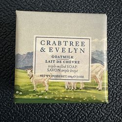 Crabtree & Evelyn Triple Milled Hand Soap 3.5oz - 2 Pack - Goatmilk