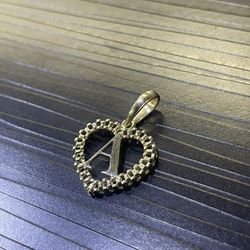 10K Rolex initial A Pendant 🥶