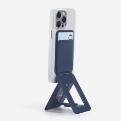 MOFT Snap Invisible Phone Tripod Wallet Compatible With MagSafe Navy Blue NEW