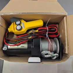 Keeper 2,000lb 12V Winch - New, Open Box, Never Used