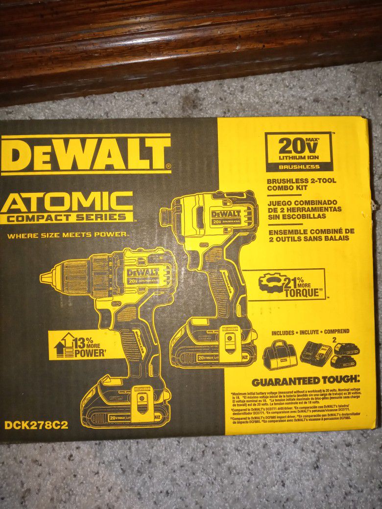 Dewalt 20v Atomic Drill & Driver Combo Kit