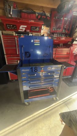 snap on blue point roll cart