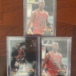 Michael Jordan 1992 Stadium Club Basketball Cards! Rare Members Choice Parallel!