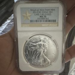2012 Silver American Eagle - MS-70 NGC - First Releases