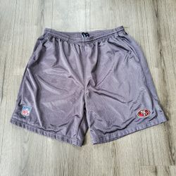 Vintage Reebok San Francisco 49ers On Field Mesh Shorts Mens XL