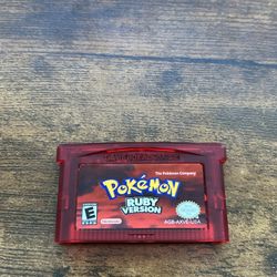 Pokemon Ruby Version (Nintendo Gameboy Advanced)-working