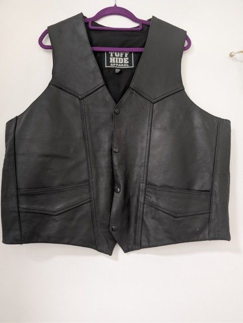 Men's Leather Vest