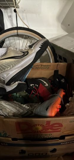 Mixed Lot of Used Athletic Shoes