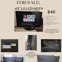42" LG LCD HDTV