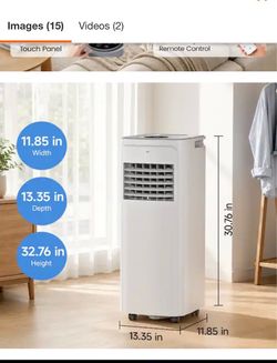12,000 BTU Portable AC with Heater
