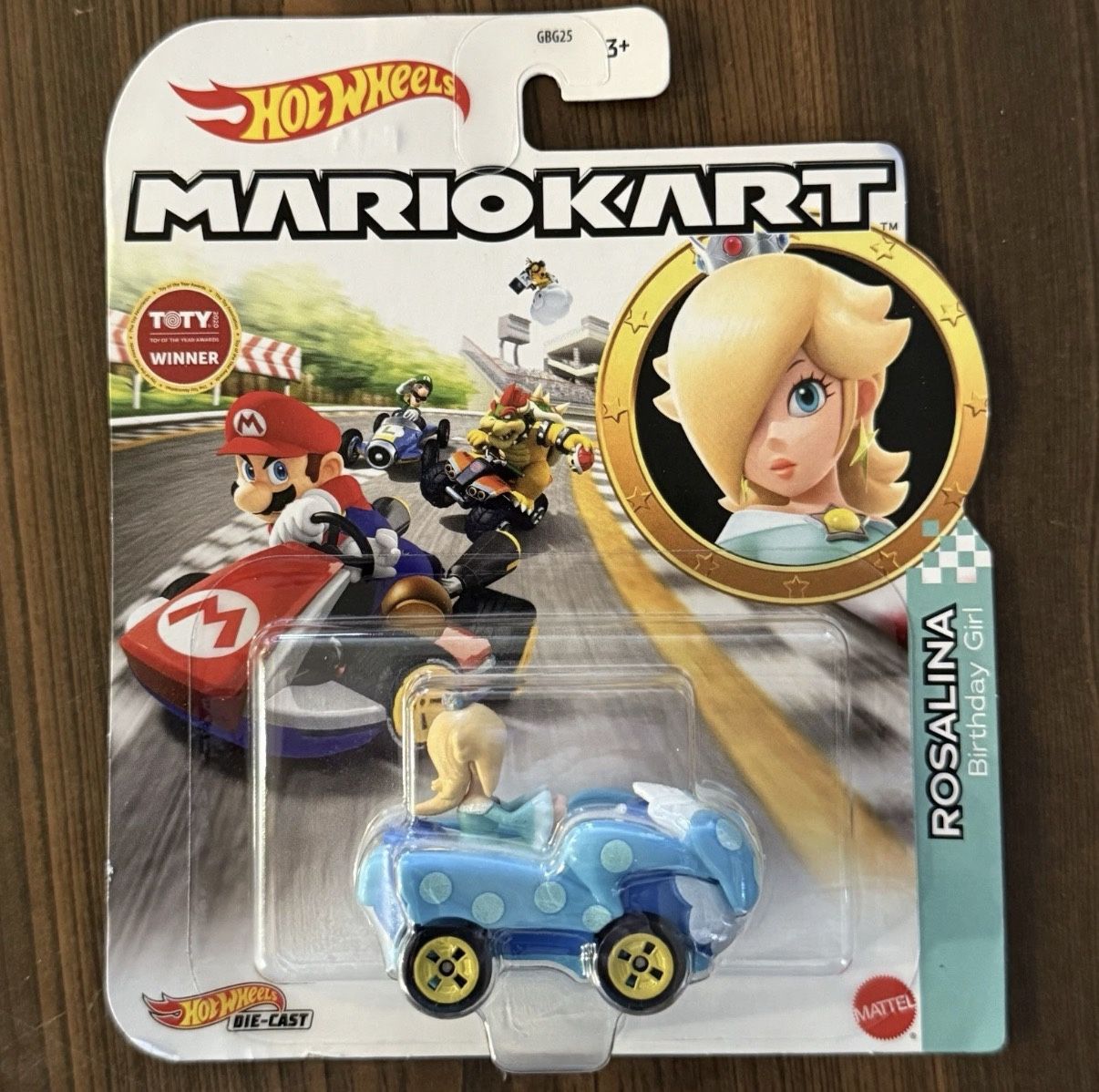 Rosalina Birthday Girl Kart Die-Cast Hot Wheels Mario Kart - Brand New
