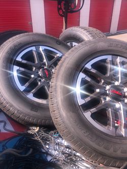 New set Tacoma TRD 18” Sport wheels W/ 265 65 R 18” General Grabbers as new take offs Lug nuts include $699 firm