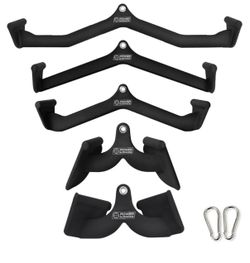 POWER GUIDANCE LAT Pulldown Attachments, Pull Down Bar with Ergonomic Handle, Cable Machine Attachments 