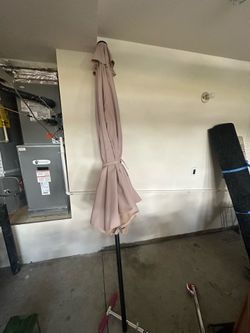 Outdoors umbrella with umbrella stand Outdoors umbrella with umbrella stand