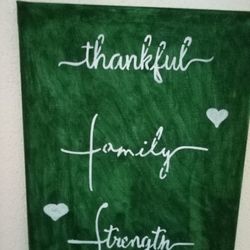 Candy Art Word Expression Canvas