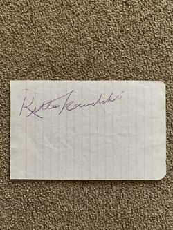 Killer Kowalski Autograph