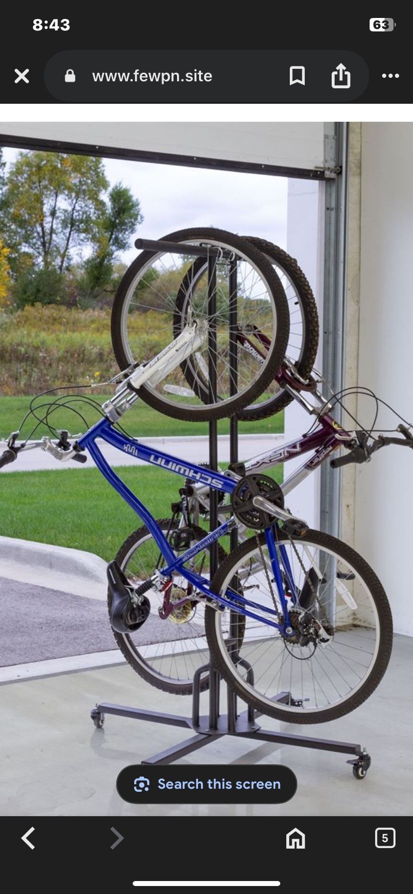 Vertical Bike Stand Rack .            Mountain Bike, Specialize, Trek, E-Bike, Lakers, Dodgers, BMX, Jordan, Shoes, 