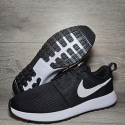 Mens Size 10.5 Nike Rosche G Next Nature Black White Golf Shoes DV1202 010 New